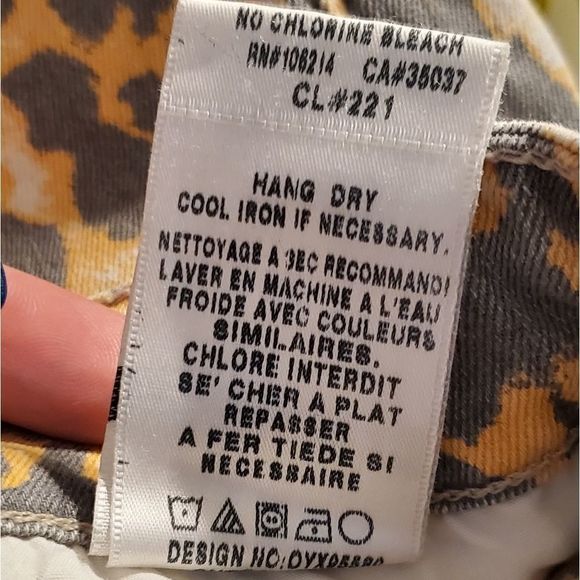 Joe's Jeans Wild Collection Cheetah leopard high rise stretch jeans‎ size 29 new - Picture 8 of 10